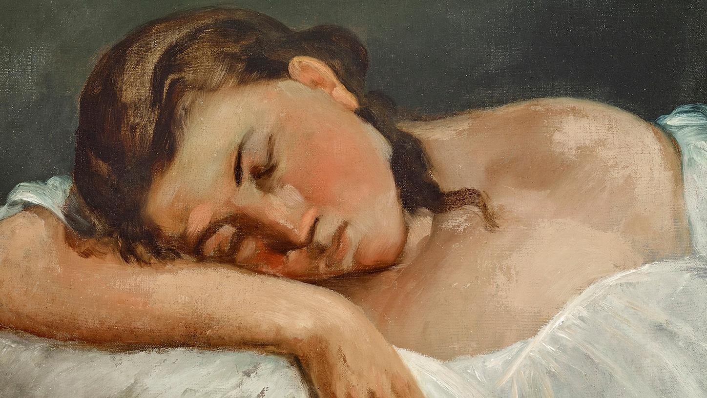 Gustave Courbet (1819-1877), Jeune fille endormie (Sleeping Girl), 1847, oil on canvas,... A First Glimpse of the Next TEFAF New York