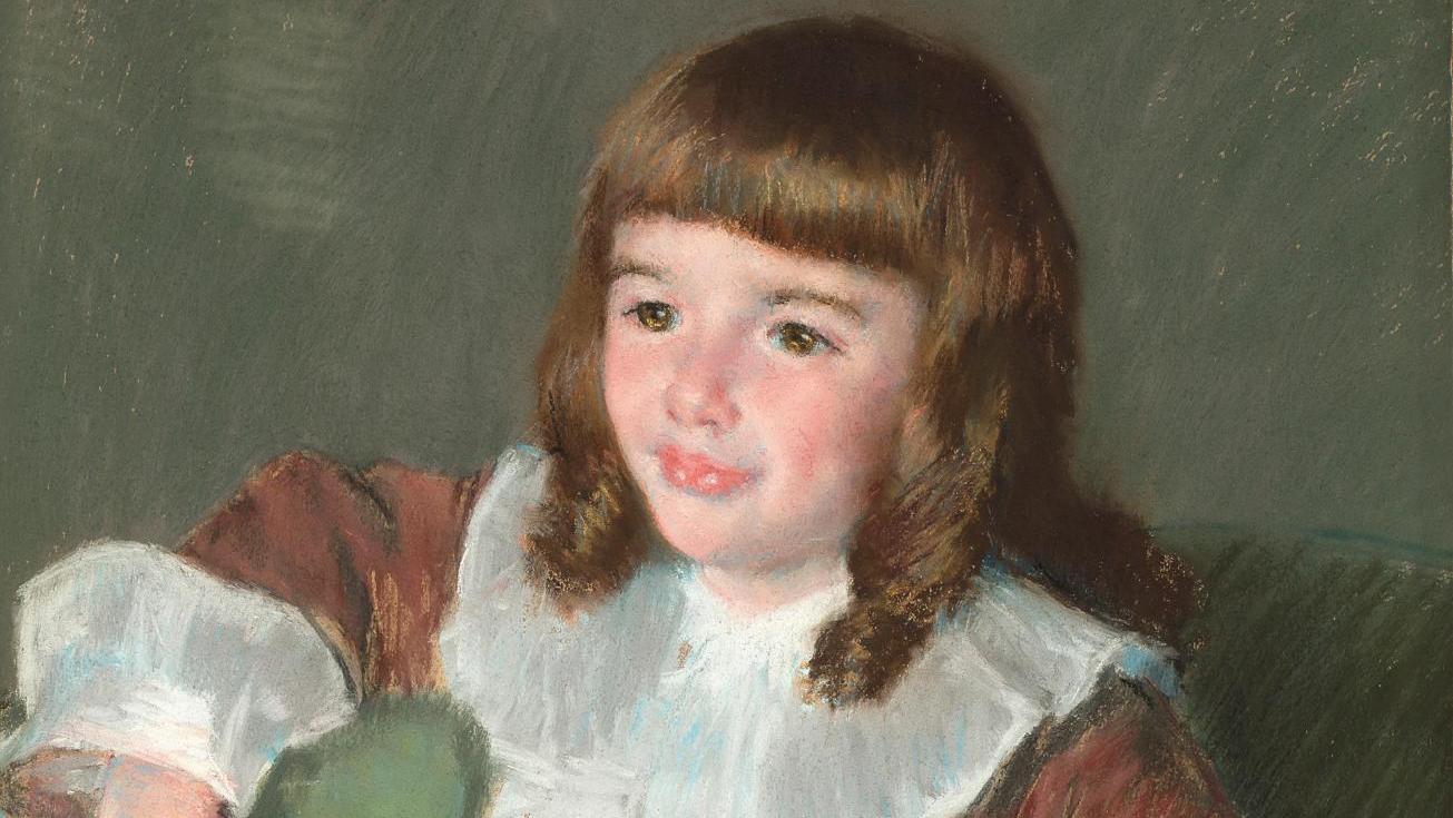 Mary Cassatt (1844-1926), Portrait of Pierre, vers 1906, pastel sur papier marouflé... De Mary Cassatt à Maurice Denis