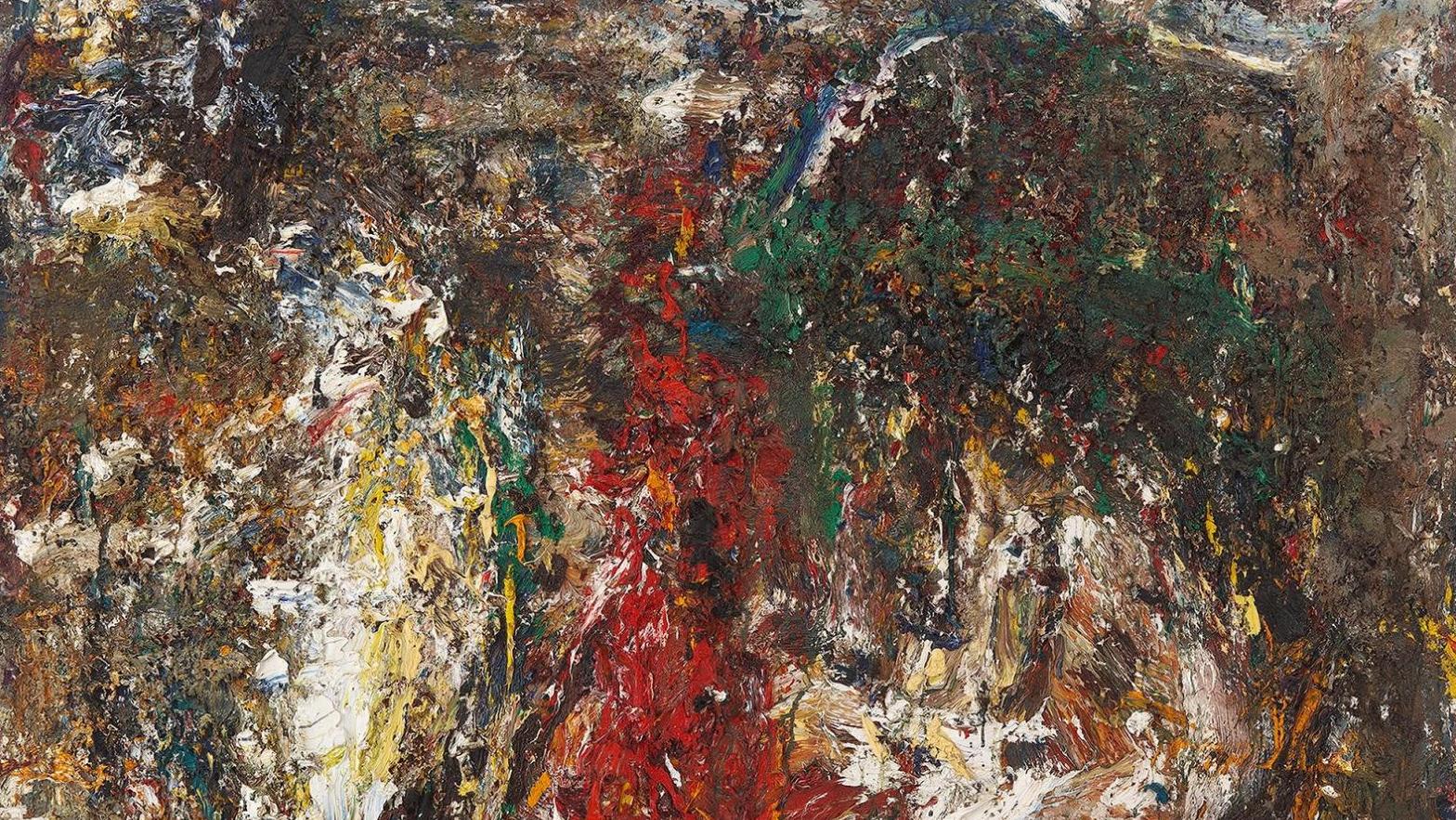 Eugène Leroy (1910-2000), D’après le concert champêtre, 1990-1992, huile sur toile,... Eugène Leroy
