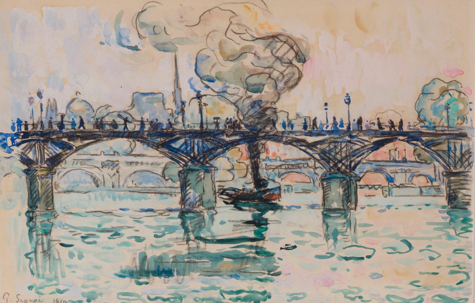 Le pont des Arts vu par Signac