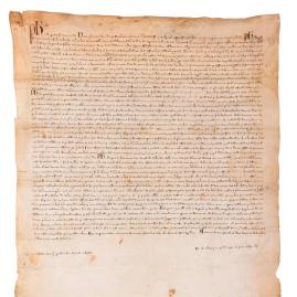 An Autograph Manuscript by Philip the Fair: A Piece of French History - Pre-sale