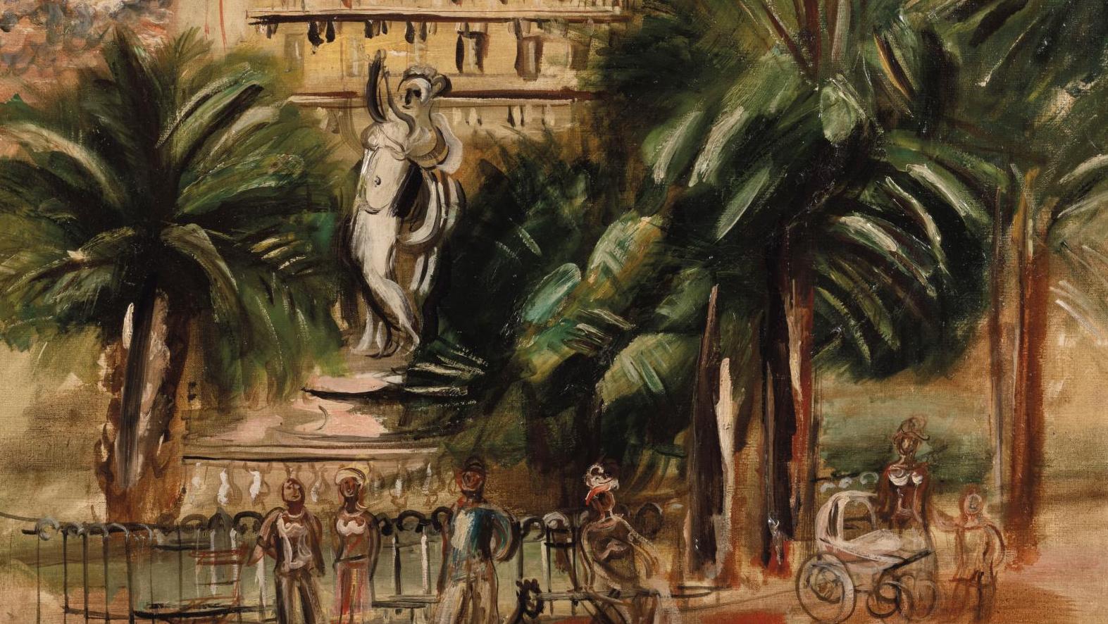 Zygmunt Menkes (1896-1986), Place de la liberté à Toulon, vers 1927, huile sur toile,... Zygmunt Menkes, un peintre polonais à Toulon