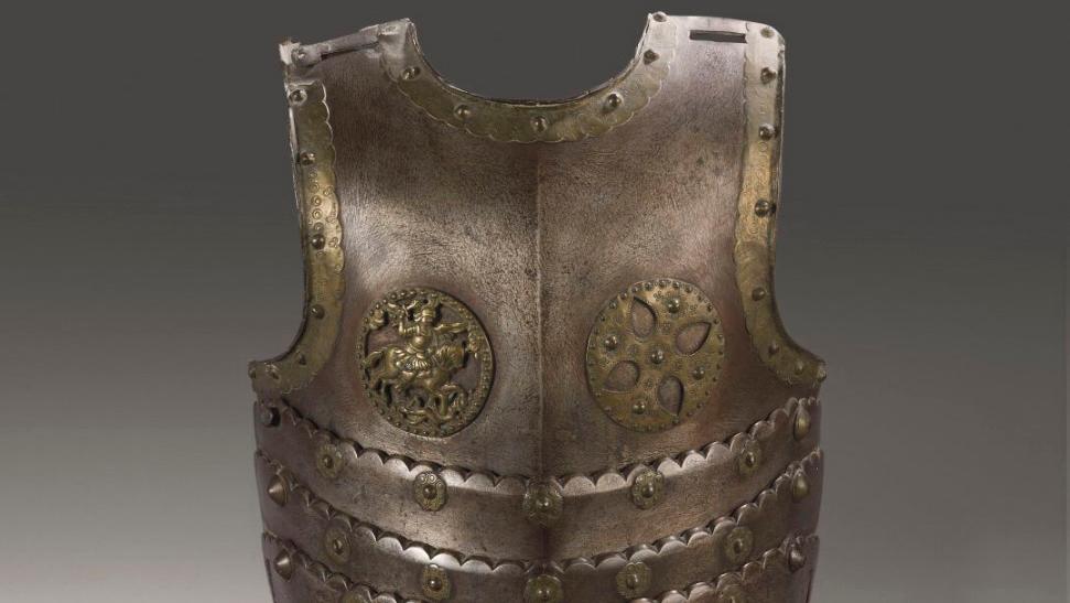 Poland, second half of 17th century. Winged Hussar breastplate in wrought-iron and... A Hussar's Panache at Auction 