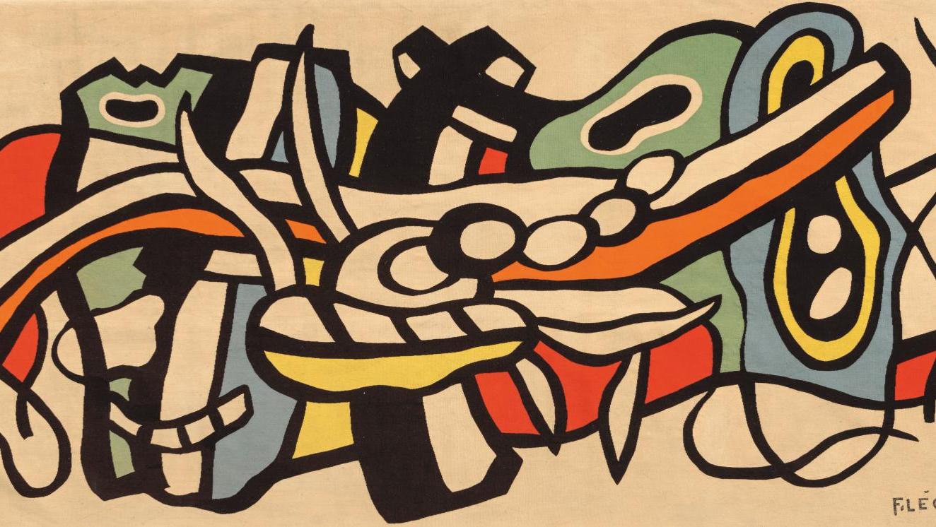 Manufacture d’Aubusson, d’après Fernand Léger (1881-1955), Composition abstraite,... T comme tapisserie : le XXe siècle