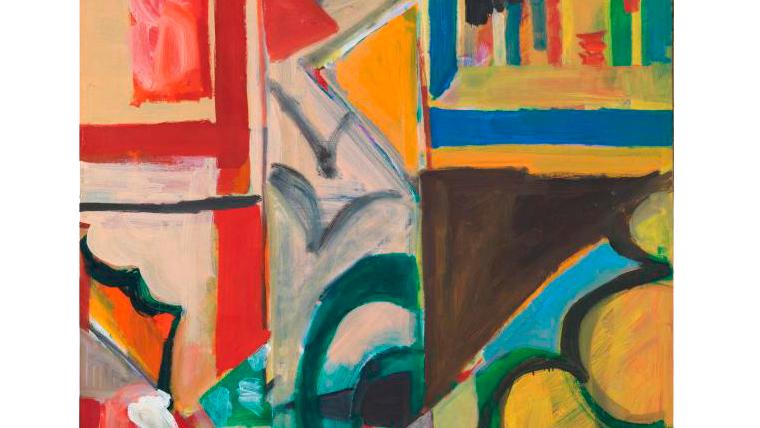 Shirley Jaffe (1923-2016), Sans titre (Little Matisse), 1968, 119,5 x 91,2 cm, huile... Centre Pompidou : Shirley Jaffe. Une Américaine à Paris