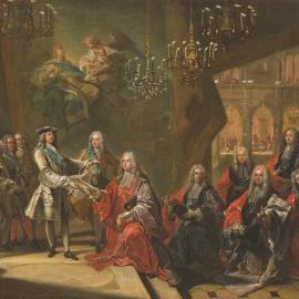 Van Loo : la naissance tant attendue du Dauphin, fils de Louis XV