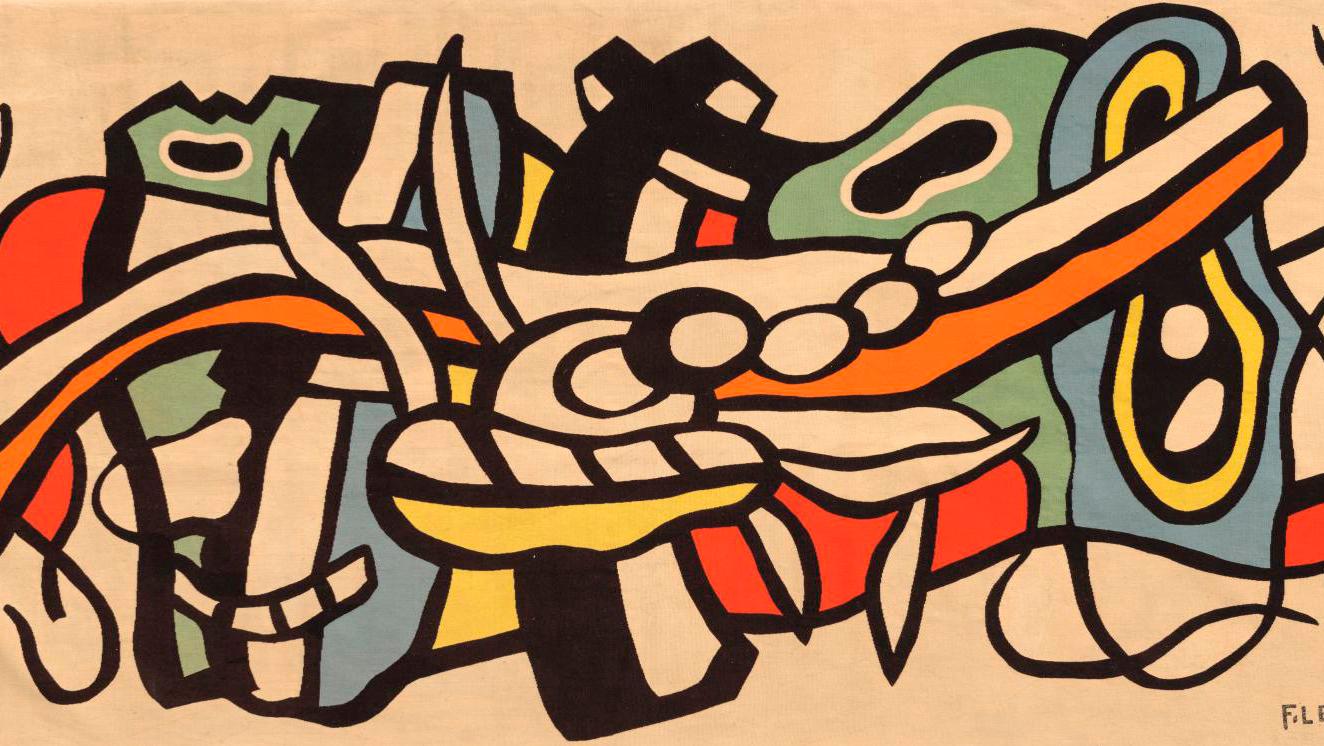 Aubusson Tapestry Factory, according to Fernand Léger (1881-1955), Abstract Composition,... T is for Tapestry: The Twentieth Century