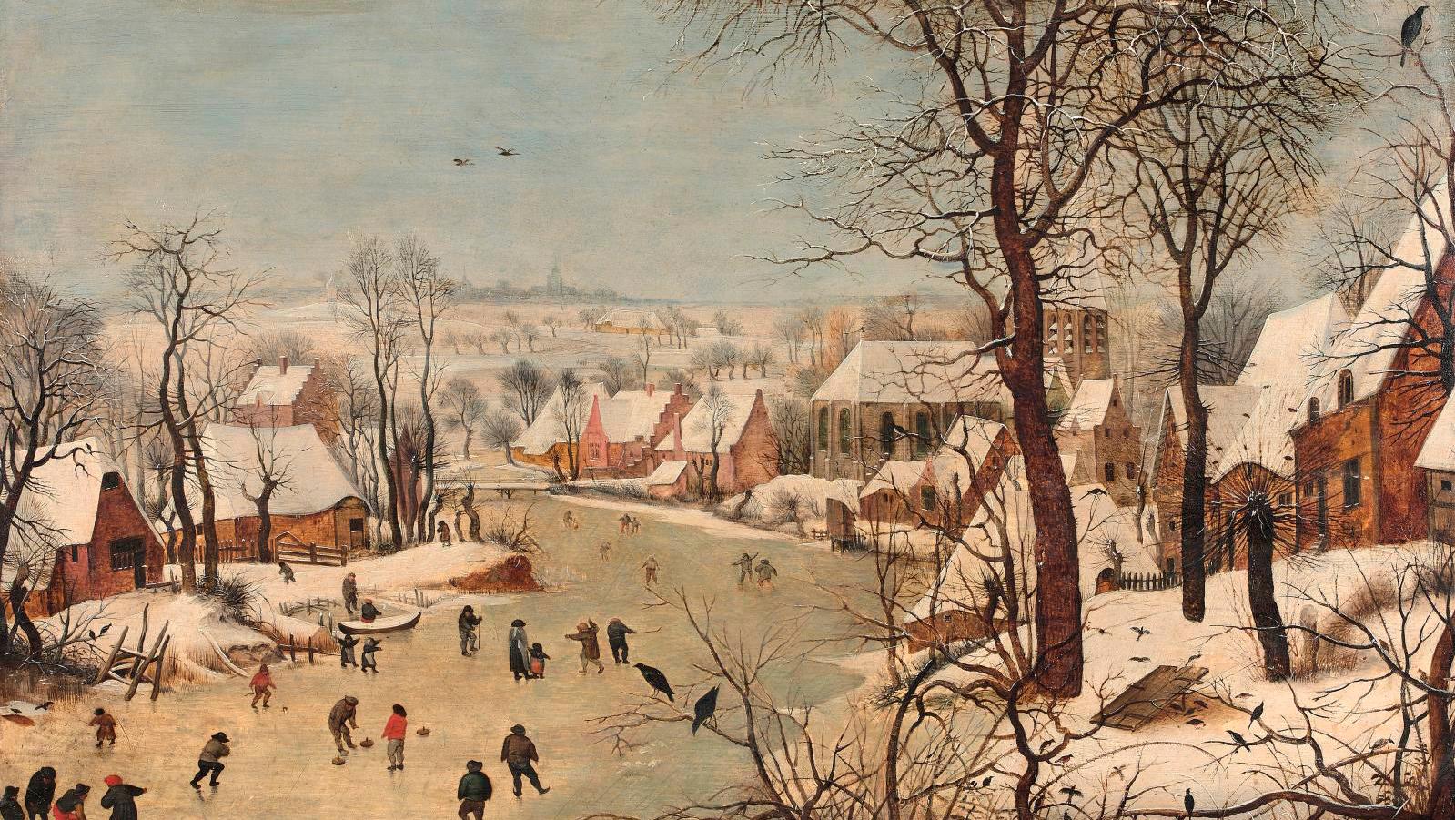 Pieter Brueghel the Younger (1564/1565-1636), Winter Landscape with Ice Skaters and... Winter’s Pleasures Through the Eyes of Pieter Bruegel the Younger