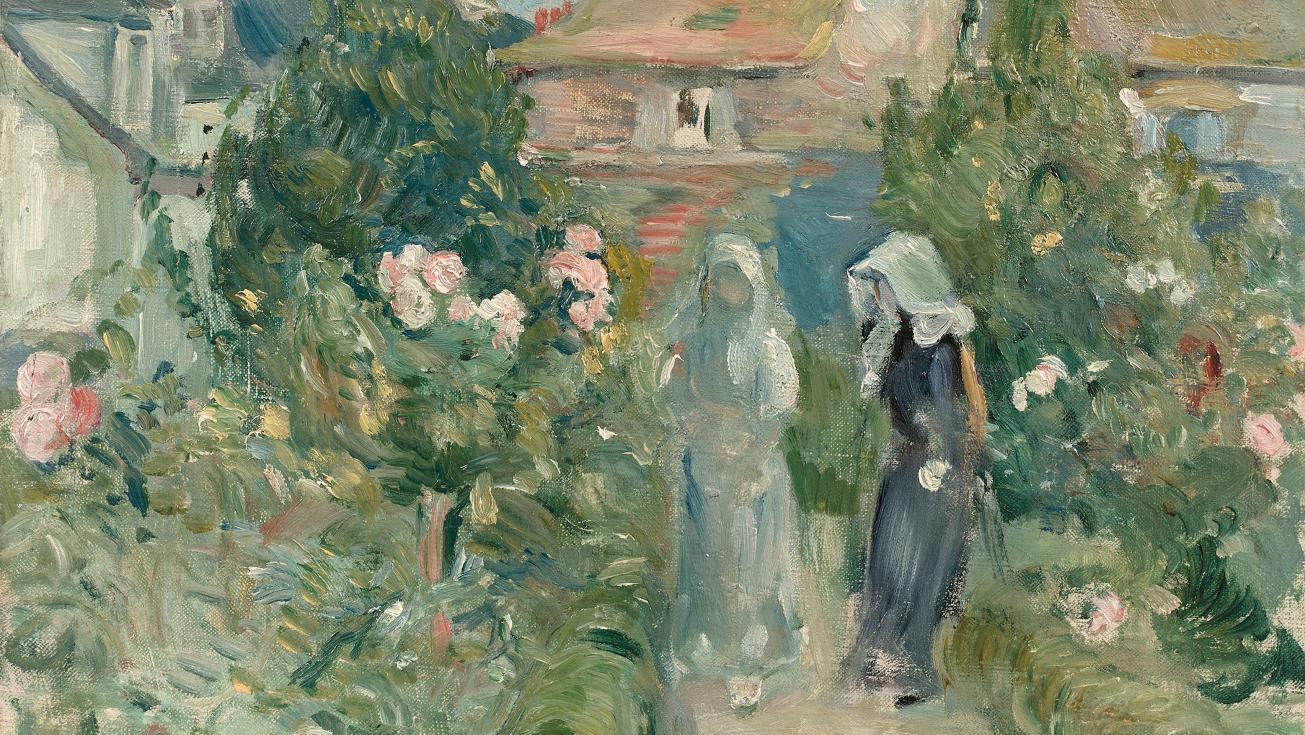 Berthe Morisot (1841-1895), La Roche-Plate au Portrieux, 1894, huile sur toile, 41 x 33 cm.... Berthe Morisot et Miró, Dufy, Renoir, Utrillo...