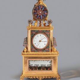 Une pendule impériale en forme de festival cinétique horloger chinois