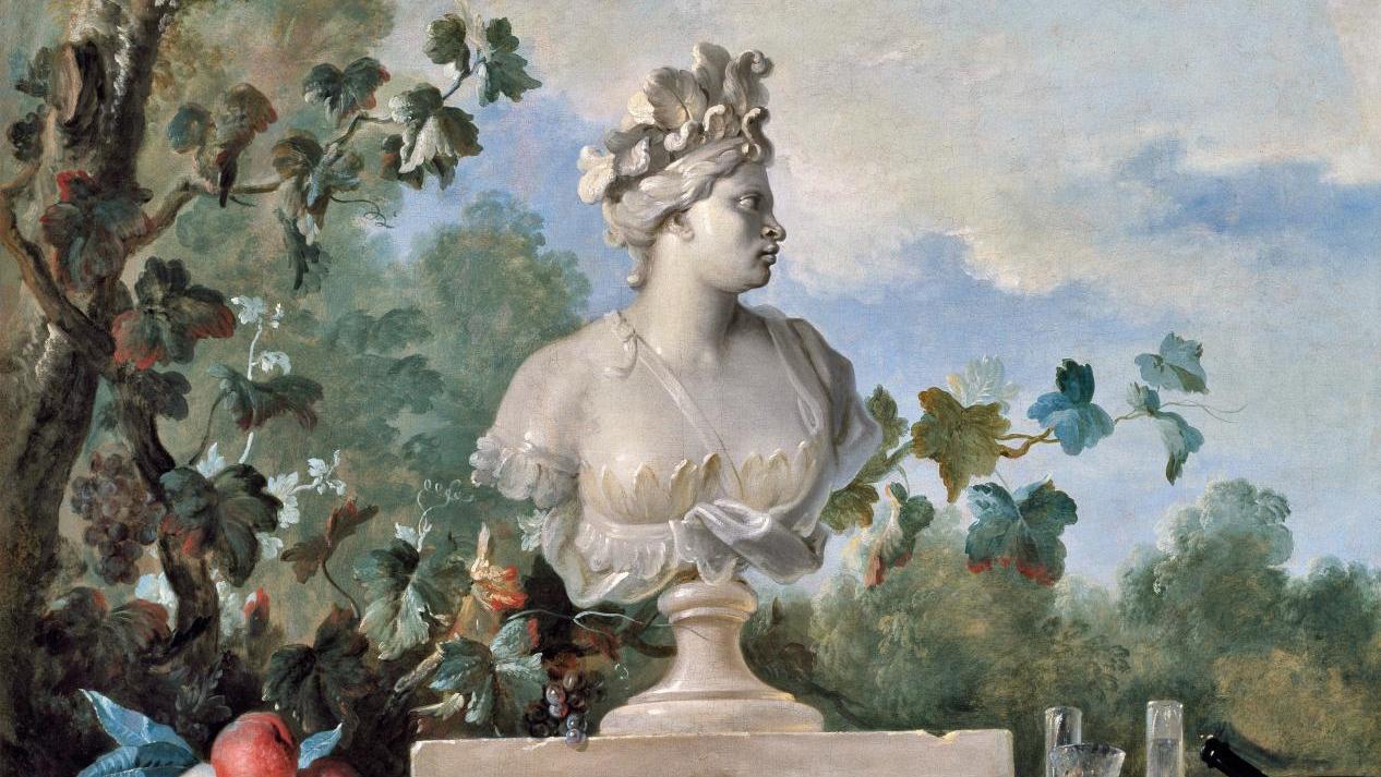 Jean-Baptiste Oudry (1686-1755), "Nature morte au buste de l'Amérique" (Still life... A Recipe for Success