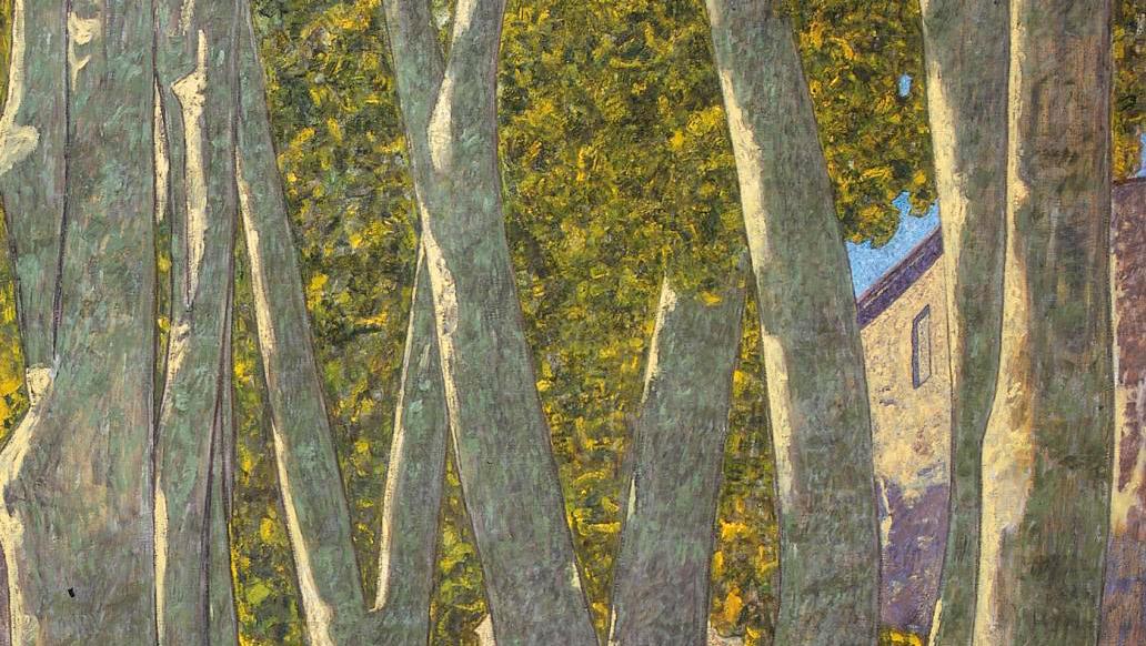 Vincent Bioulès (b. 1938), Les Platanes, le jour (Sycamores, Day), 2005-2006, oil... The French City of Céret, Capital of Modern Art