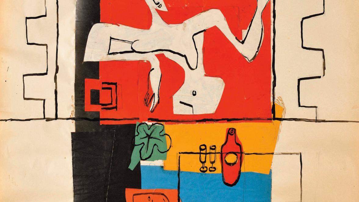 Charles Édouard Jeanneret, dit Le Corbusier (1887-1965), Femme à la fenêtre, 1960,... Le Corbusier et Pierre Chapo 