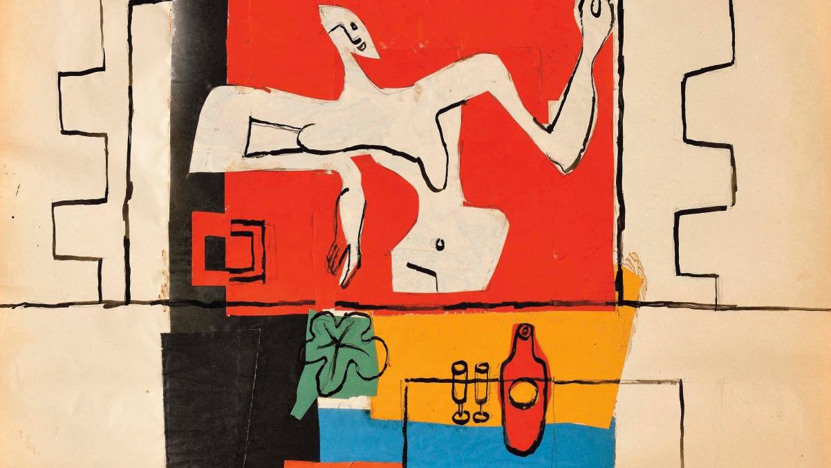 Charles Édouard Jeanneret, aka Le Corbusier (1887-1965), Femme à la fenêtre (Woman... A Well-Designed Le Corbusier