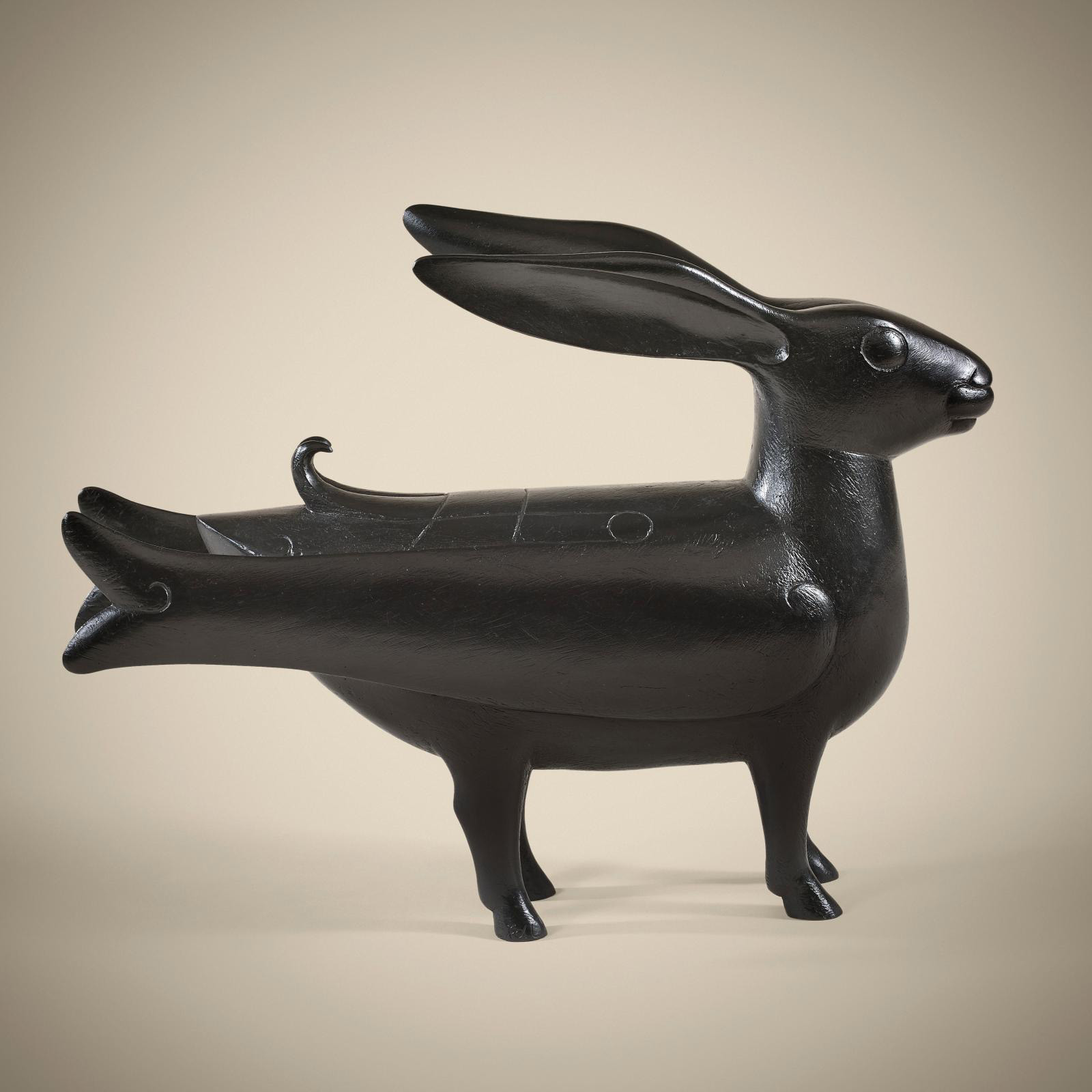 François Xavier Lalanne (1927-2008), Lapin polymorphhe (Polymorphous Rabbit), 1968/1988, bronze, 26.5 x 34 cm x 9.5 cm/10.4 x 13.4 x 3.7 i