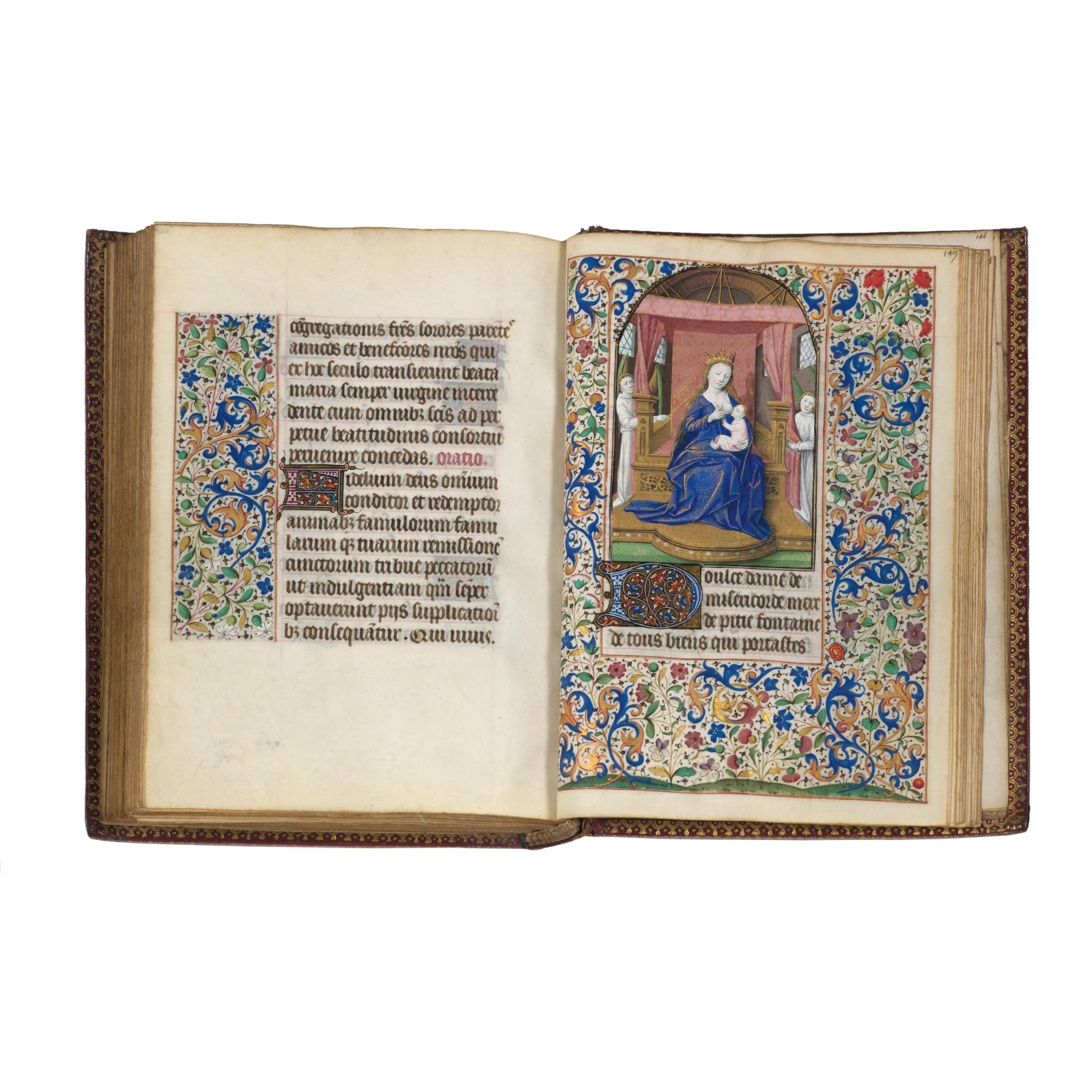 269 760 €Paris, vers 1460. Livre d’heures à l’usage de Paris en latin et en français, manuscrit enluminé sur parchemin par le Maître de Co