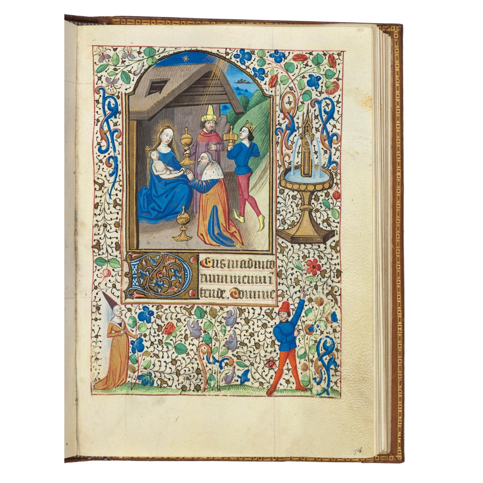 150 000 €Paris (?) et (Clermont-Ferrand ?), vers 1450-1460. Livre d’heures clermontoises dit « Heures Pascal », en latin et en français.Hô