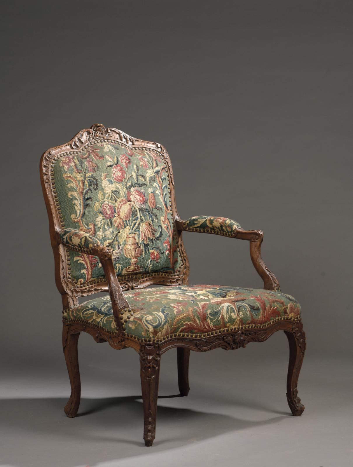 Six fauteuils Louis XV de René Cresson 