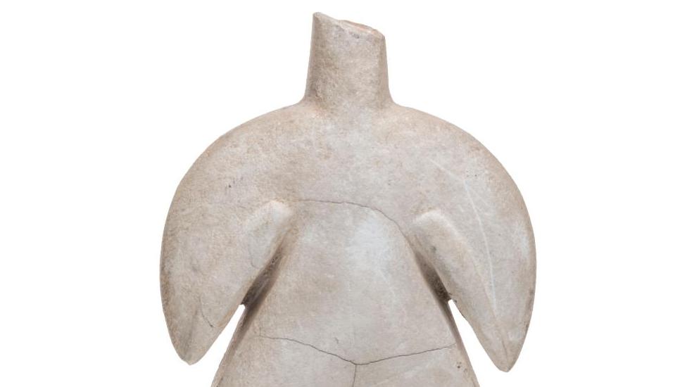 Asie Mineure occidentale, période chalcolithique (vers 3300-2500 av. J.-C.), idole... Une idole plurimillénaire d’Asie Mineure