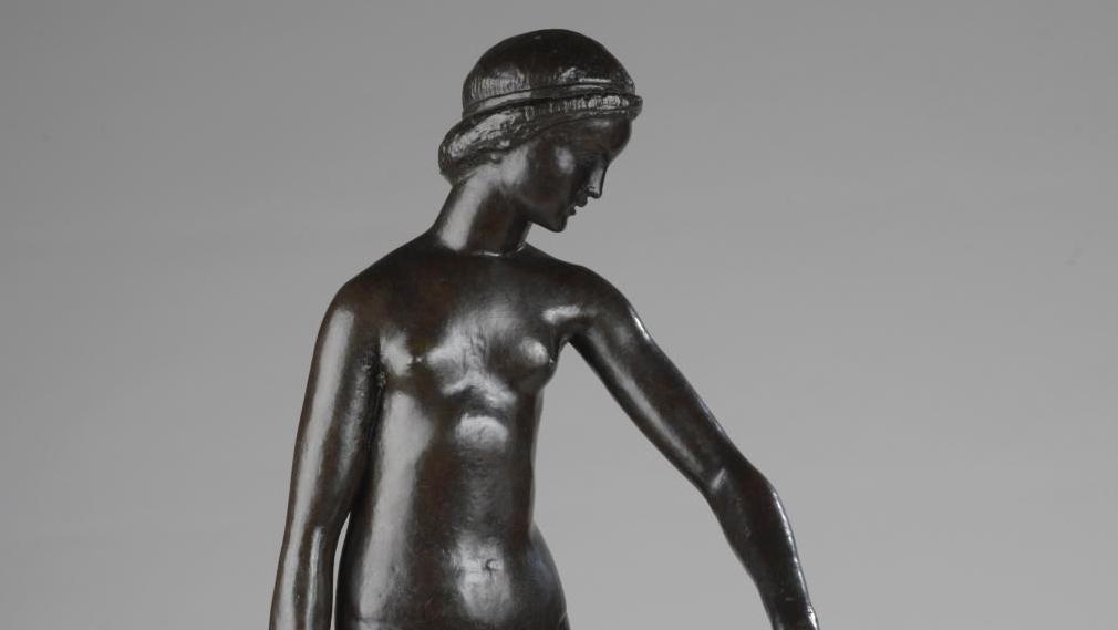Joseph Antoine Bernard (1866-1931), Jeune fille à la cruche (état petite nature)... Joseph Antoine Bernard, au pays de la sculpture