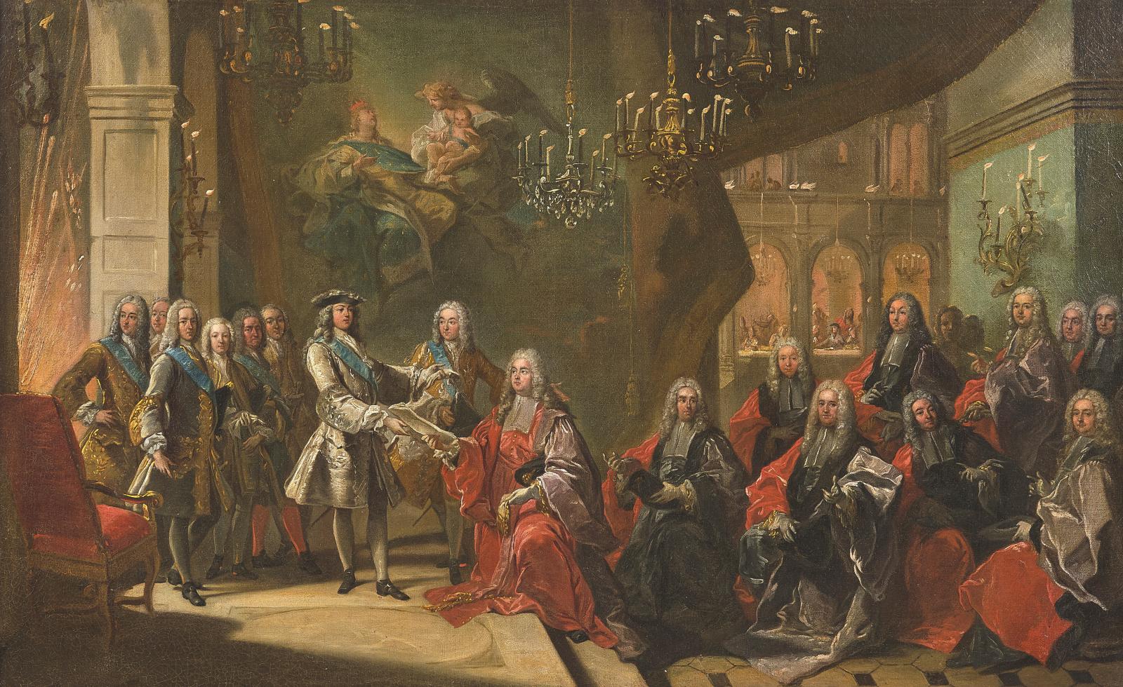 A Royal Reception by Jean-Baptiste Van Loo