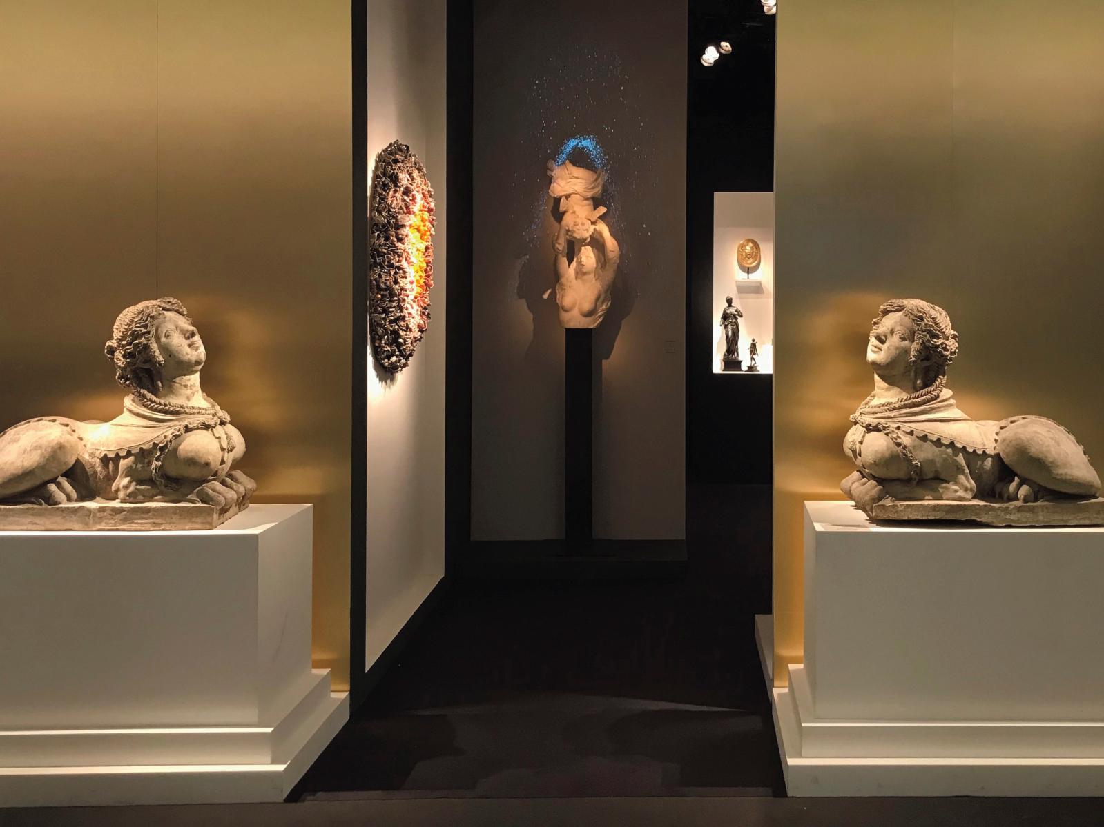 The Sismann Gallery's stand at Masterpiece London in 2018.