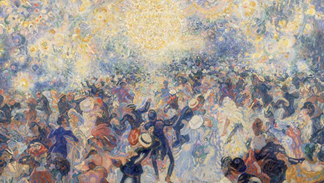 Jan Sluijters (1881-1957), Bal Tabarin, 1907, huile sur toile, Amsterdam, Stedel... Paris aux couleurs de la Hollande