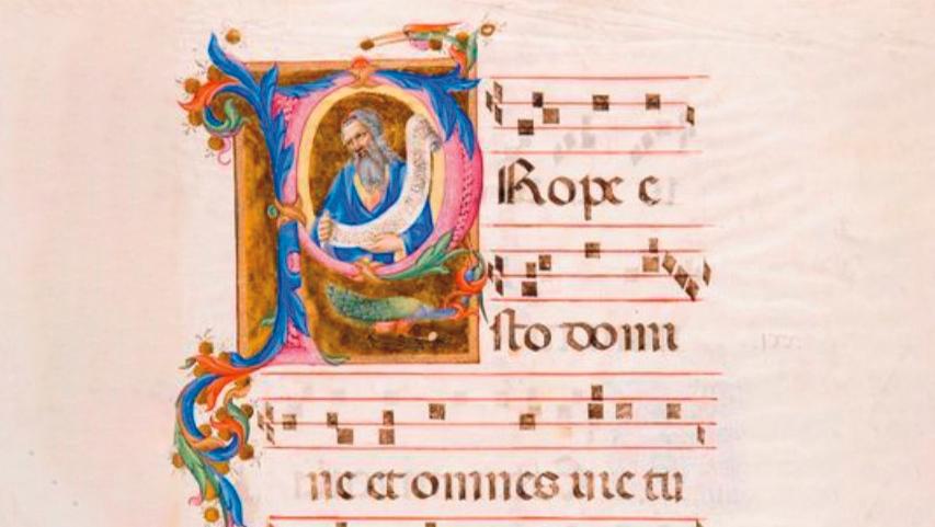 €82,160Handwritten antiphonary page on parchment from the 16th-17th century with... The Antiphonary: Divine Music of the Middle Ages