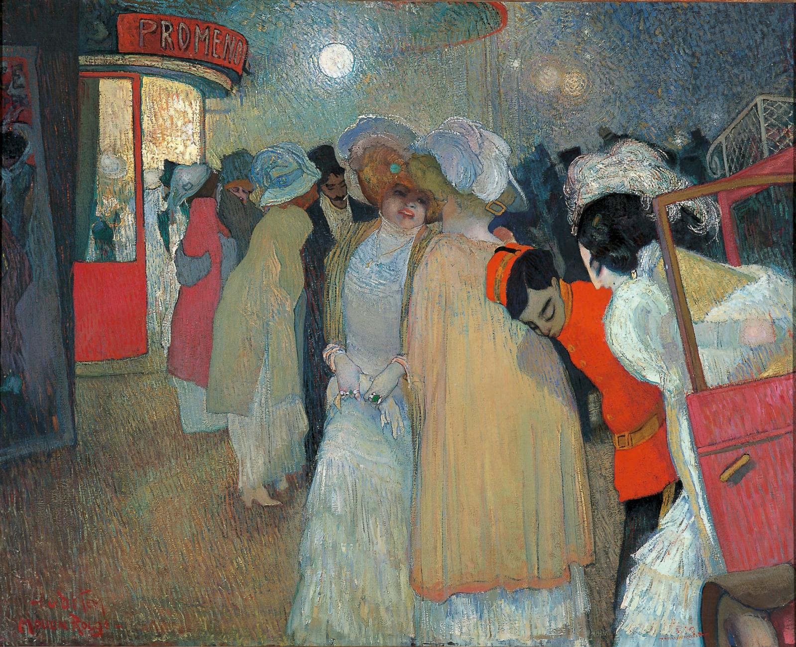 Piet van der Hem (1885-1961), Le Moulin-Rouge, vers 1908-1909, collection particulière.