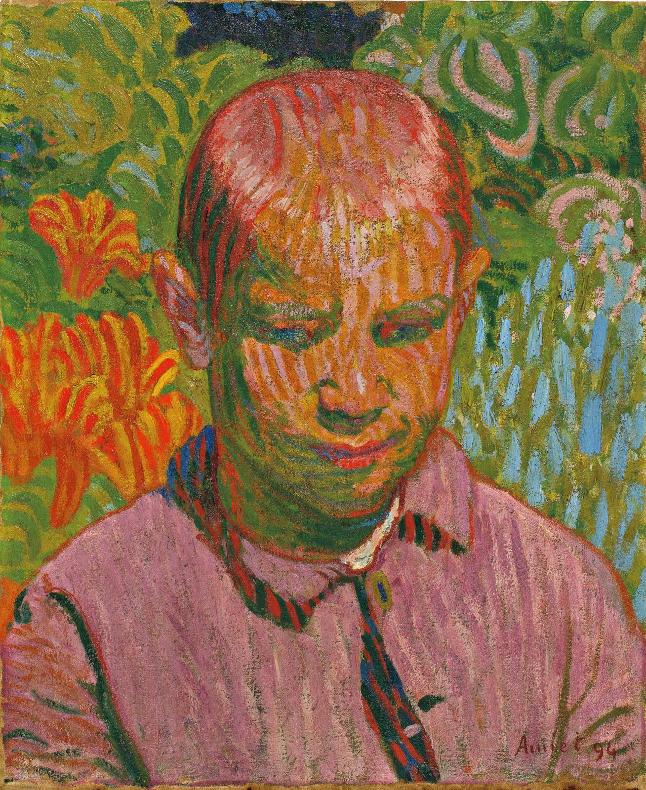 Cuno Amiet (1968-1961), Otti, 1894, huile sur toile, 47 x 38,5 cm. Adjugé : 360 000 CHF