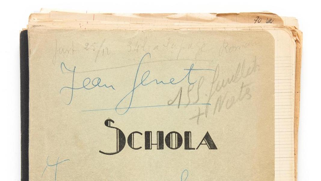 Jean Genet (1910-1986), Le Journal du voleur, manuscrit autographe signé, 156 feuillets... Passionnément littéraire, de Woolf à Giono