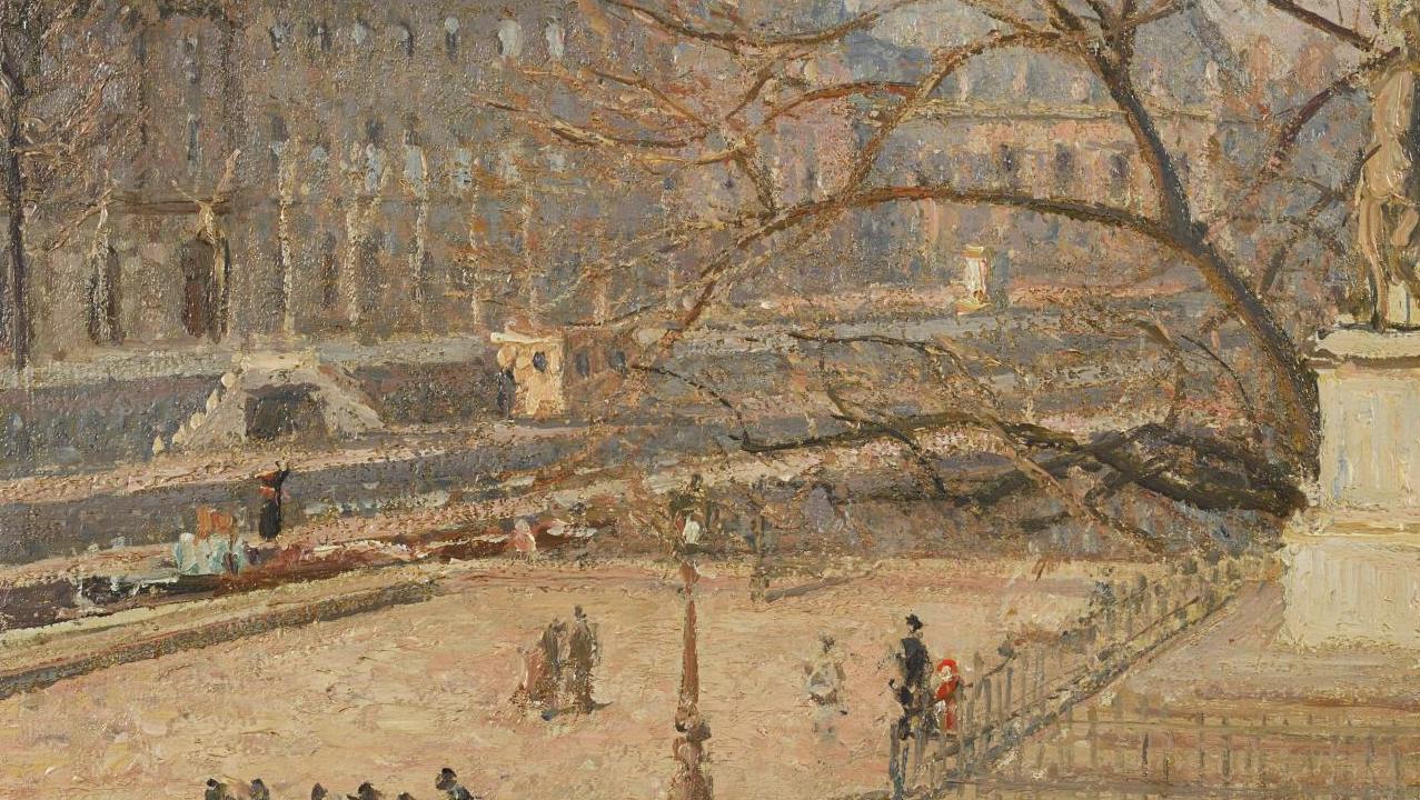 Camille Pissarro (1830-1903), Statue d'Henri IV et hôtel de la Monnaie, soleil du... Paris Through the Eyes of Pissarro