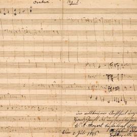 Mozart: A Fugue and Canons - Lots sold