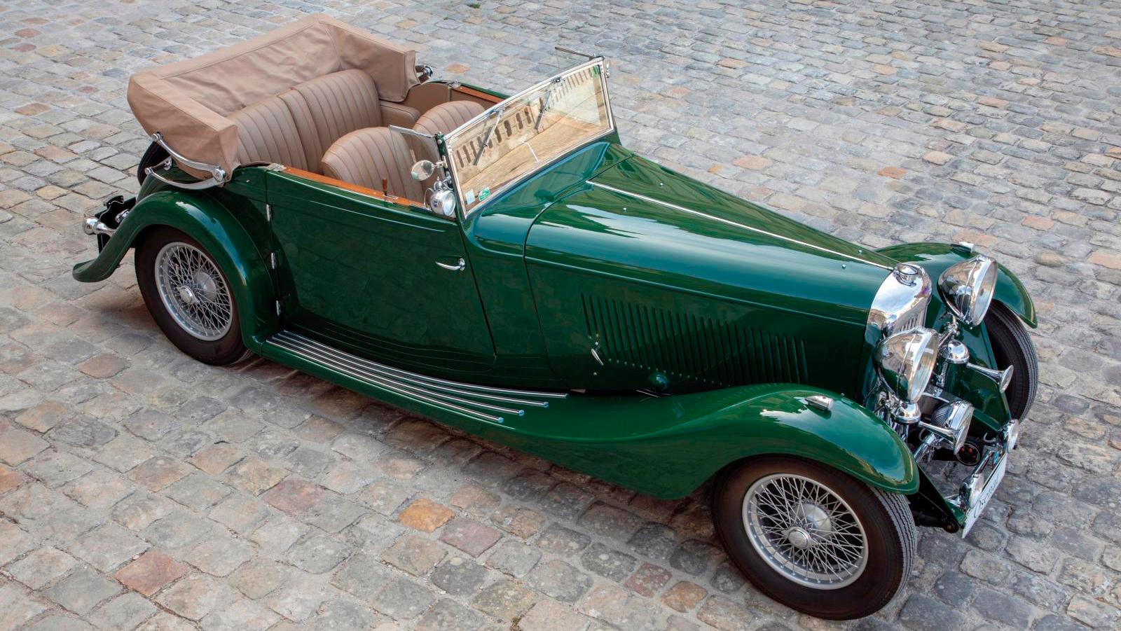 1934, Lagonda M 45 Drophead Coupé, Lancefield bodywork.Estimate: €150,000/200,00... En Route for the Mille Miglia in a Lagonda