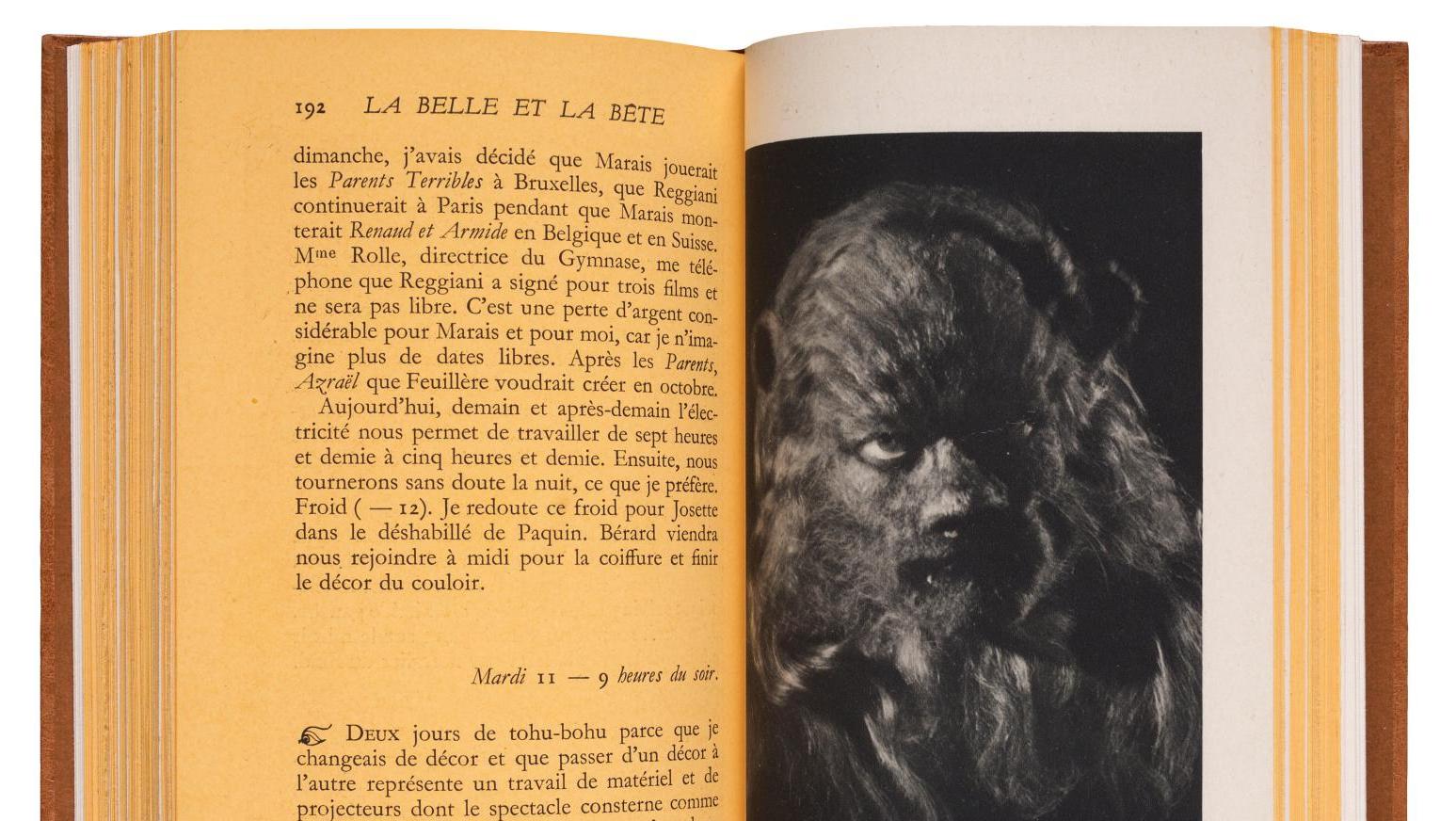 Jean Cocteau (1889-1963), La Belle et la Bête. Journal d’un film (Paris, J.B. Janin,... La longue histoire d’amour de La belle et la bête