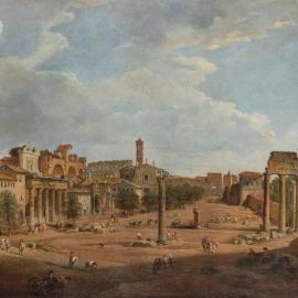 Le forum romain vu par Panini
