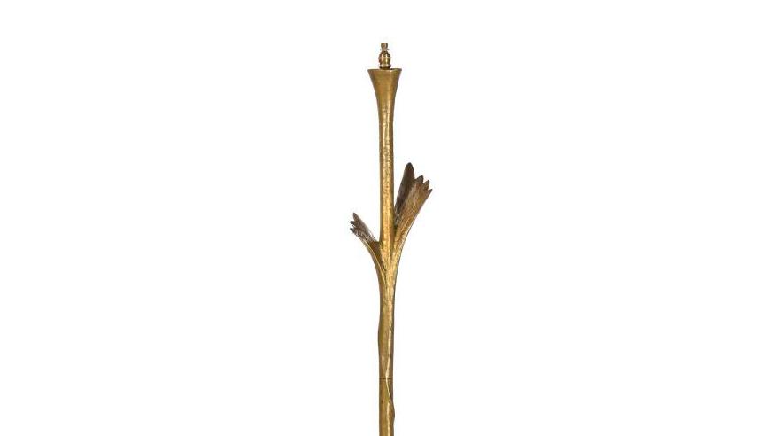 Alberto Giacometti (1901-1966), “Leaf” lamp, c. 1936, monogrammed “AG” and numbered... Alberto Giacometti in Search of Capturing the Essence