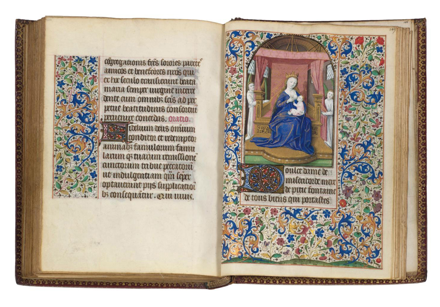 €269,760Paris, c. 1460. Book of Hours for the Paris Rite in Latin and French, illuminated manuscript on parchment by the Master of Coëtivy