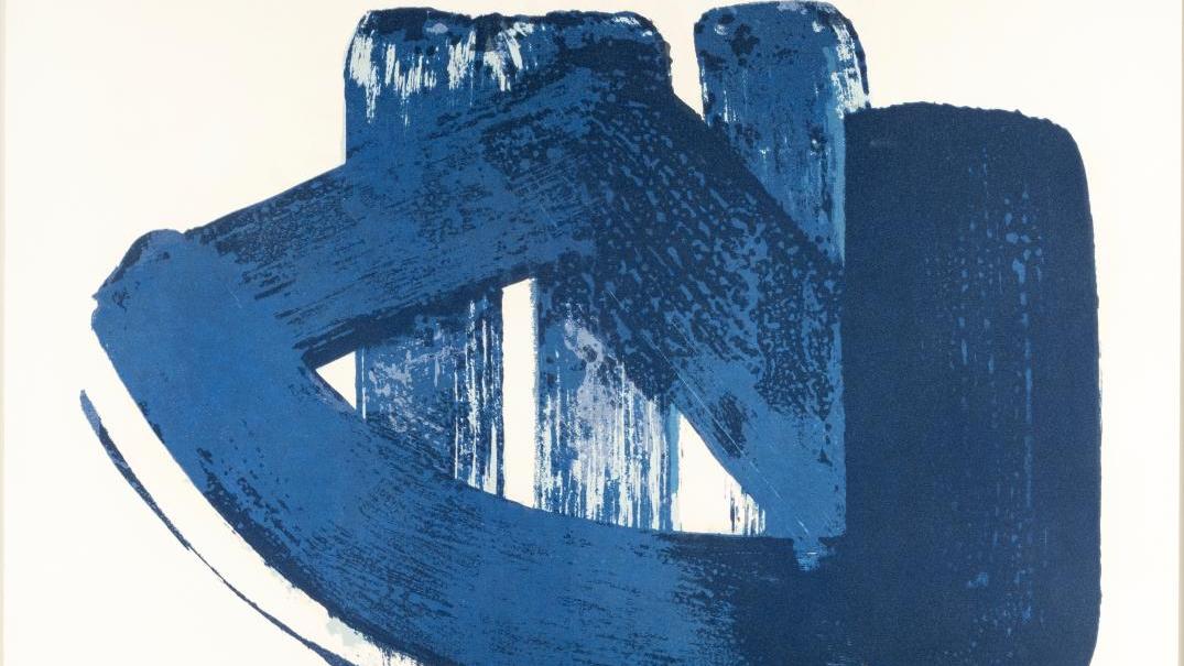 Pierre Soulages (b. 1919), Lithograph n°57, 1974, print on Arches vellum, 78 x 60... Passion Soulages: The Art of the Print