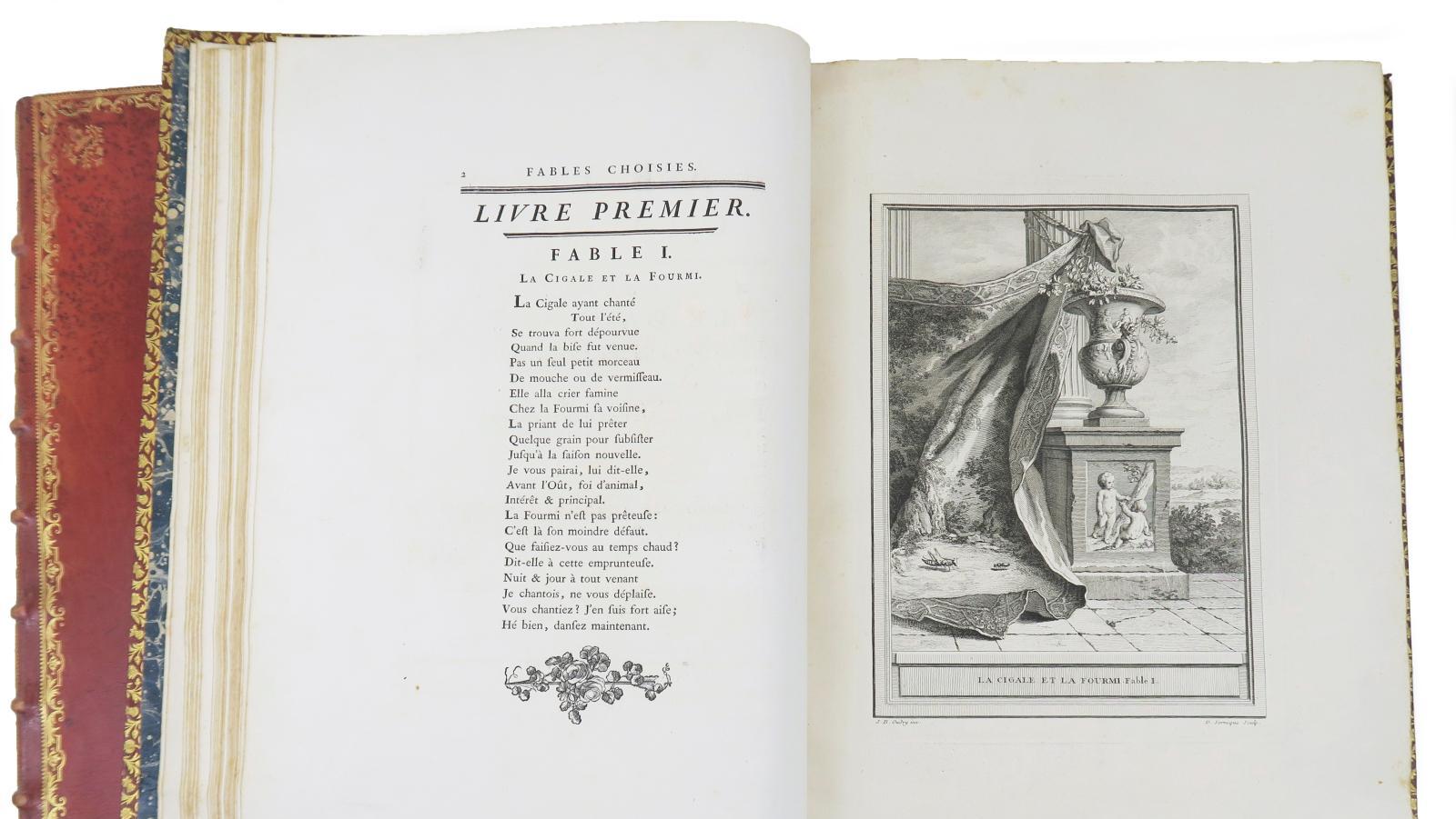 Jean de La Fontaine (1621-1695), Jean-Baptiste Oudry (1686-1755), Fables choisies... À Montignac, des animaux plus vrais que nature