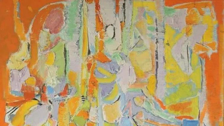 André Lanskoy (1902-1976), Abstraction, oil on canvas, signed, numbered 347 on the... André Lanskoy: And The Color That Was!