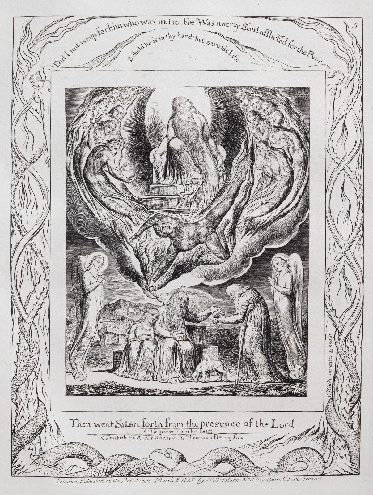 Le Livre de Job illustré par William Blake