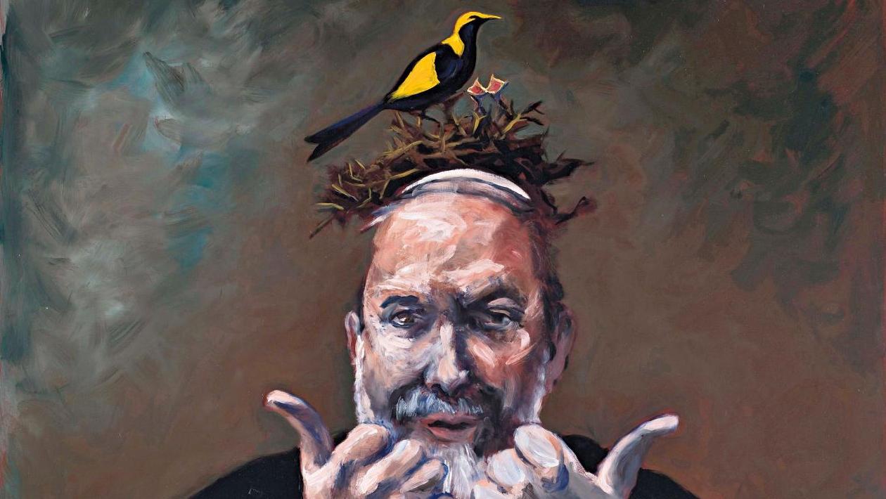 Gérard Garouste (né en 1946), Le Rabbin et le Nid d’oiseaux, 2013, huile sur toile,... Tout Garouste au Centre Pompidou