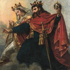 Charlemagne et Hildegarde au Panthéon
