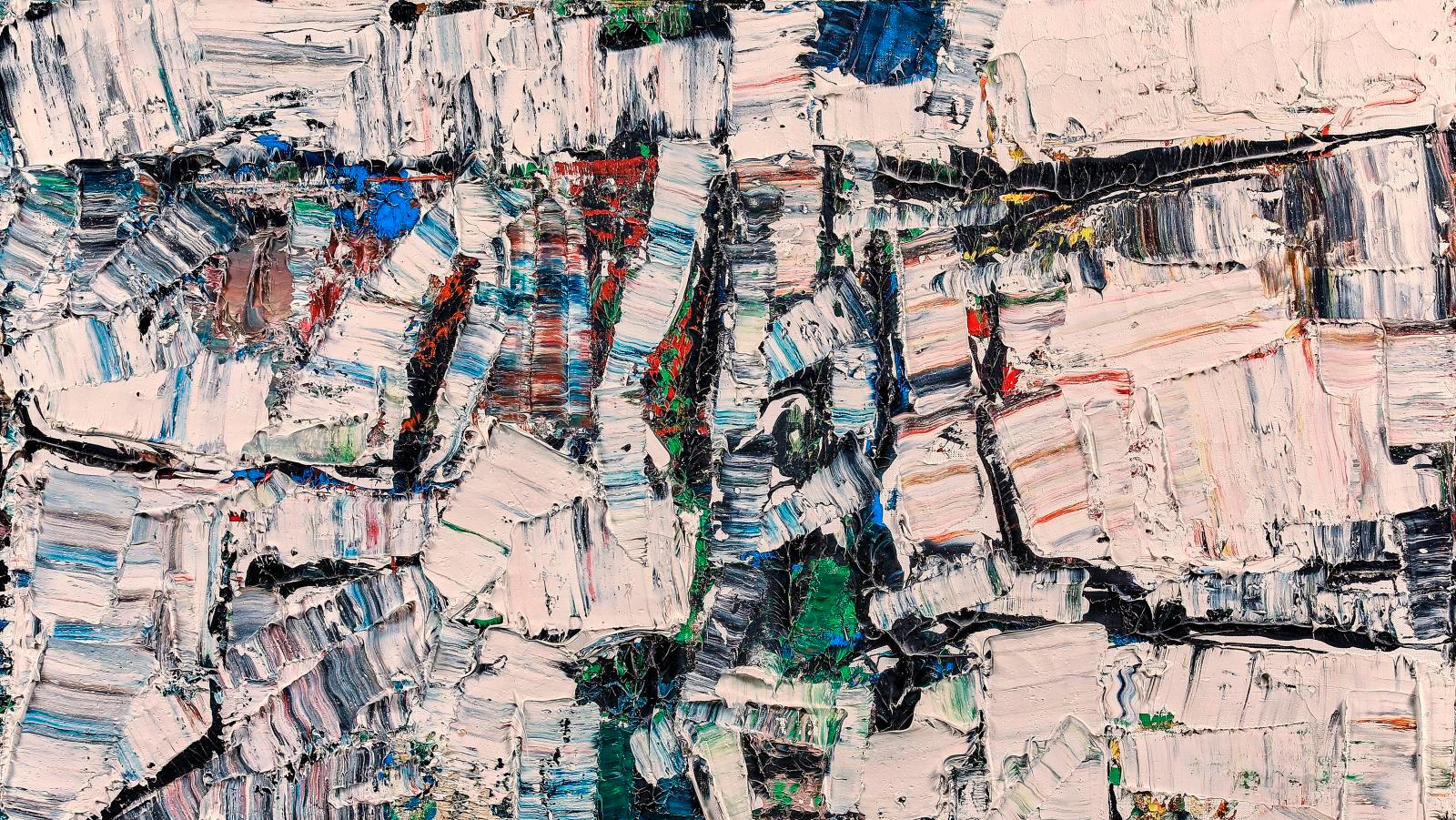 Jean Paul Riopelle (1923–2002), C’est rocheux (It’s Rocky), 1974, oil on canvas,... From Classicism to Contemporary Art, a Collection Assembled in Paris and New York