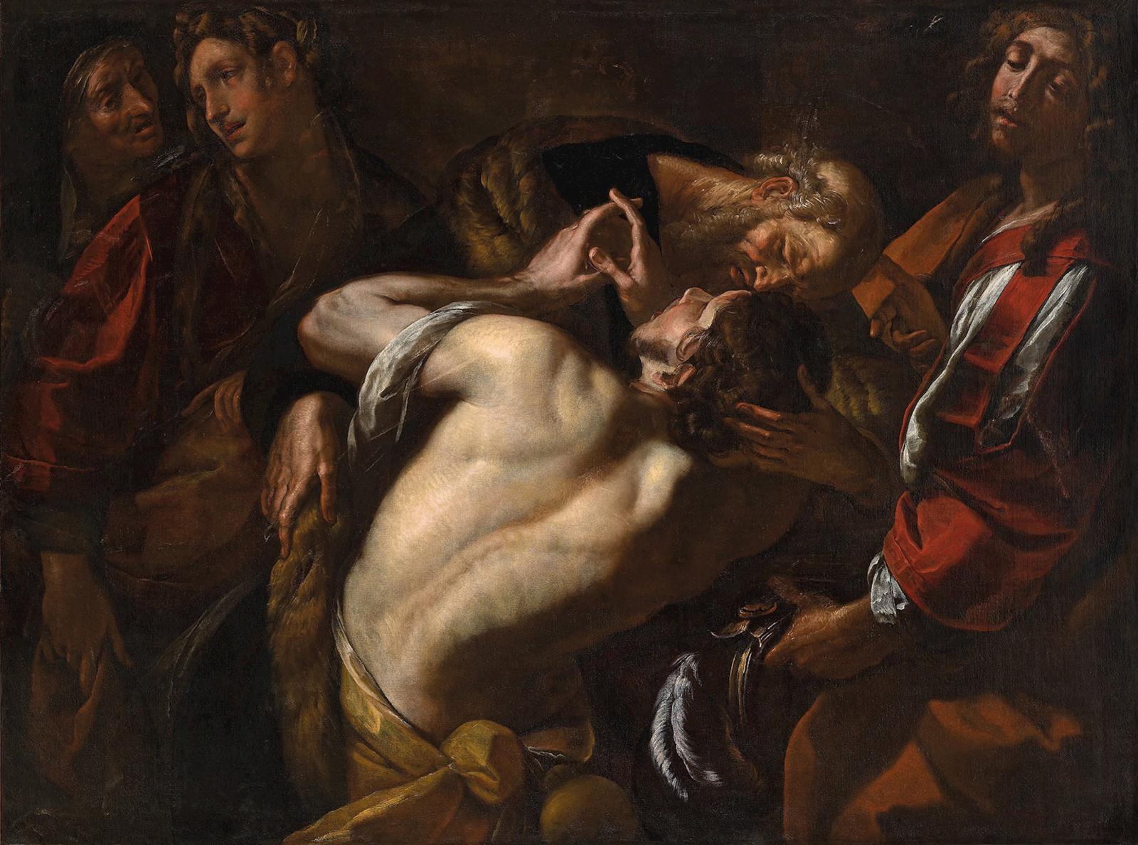 Giulio Cesare Procaccini (1574-1625), "Le Retour du Fils prodigue", oil on canvas, 141.5 x 190.5 cm.