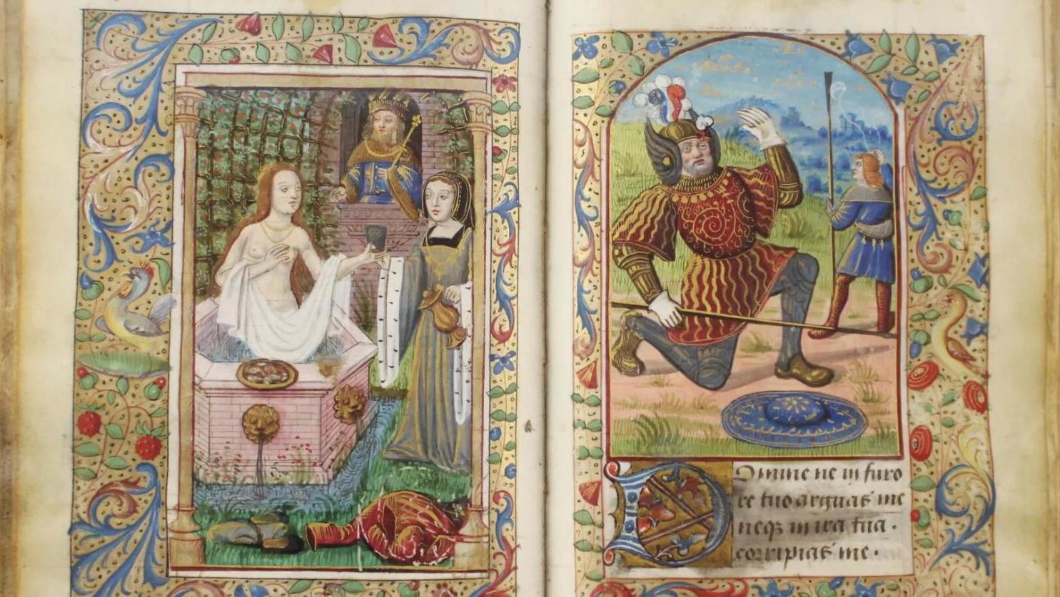 Paris, vers 1500-1510. Livre d’heures à l’usage de Paris, manuscrit sur parchemin,... Chef-d’œuvre de l’enluminure du XVIe siècle