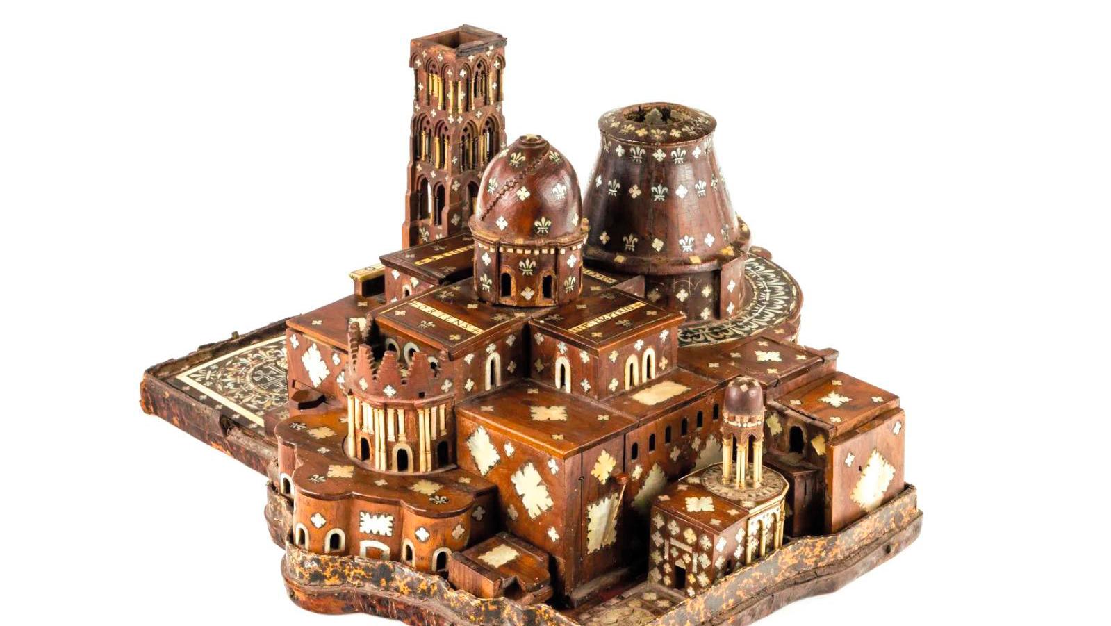 Bethlehem, second half of the 17th century, model of the Church of the Holy Sepulcher,... A Precious Model of the Holy Sepulcher for the Louvre