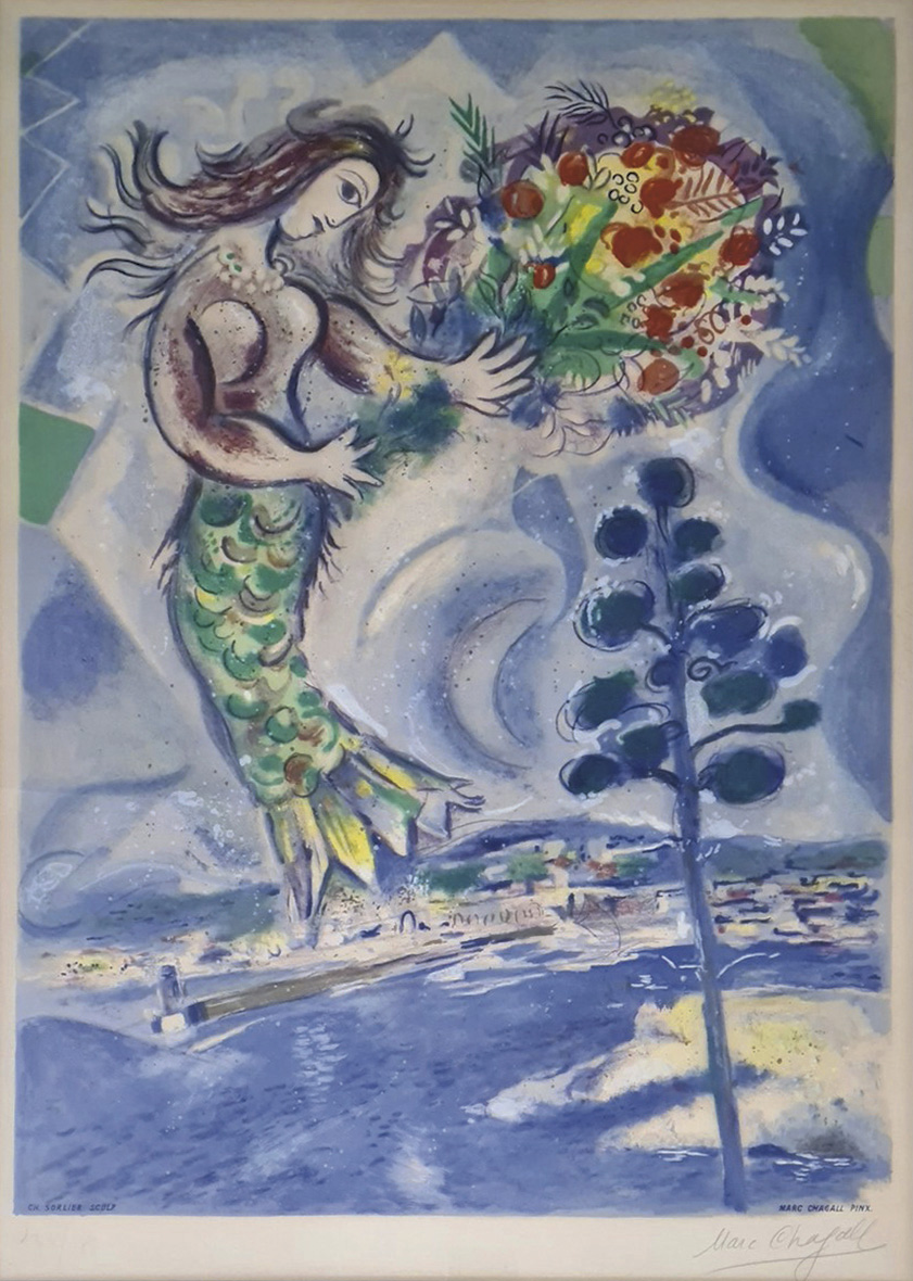 La sirène céleste de Chagall 