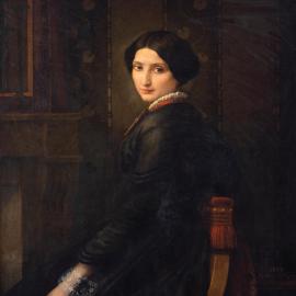Madame Le Gray peinte par son mari, Gustave